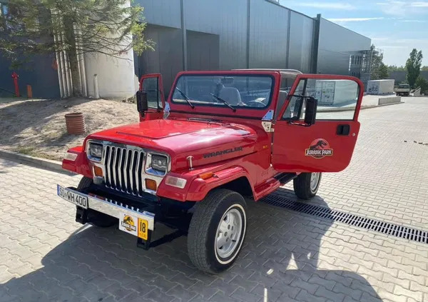 jeep wrangler warmińsko-mazurskie Jeep Wrangler cena 38900 przebieg: 195000, rok produkcji 1991 z Chęciny